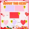Engrowtic 300 Pack Valentine's Day Business Envelopes with Heart Shaped