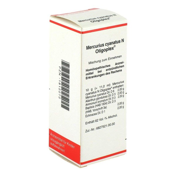 MERCURIUS CYANATUS N Oligoplex Liquidum 50 ml