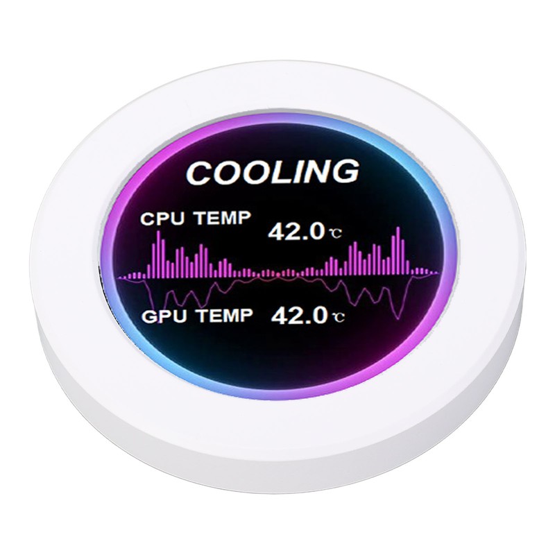 2.1in Round IPS LCD Display 360 Degree Rotation 480x480 Watercooler