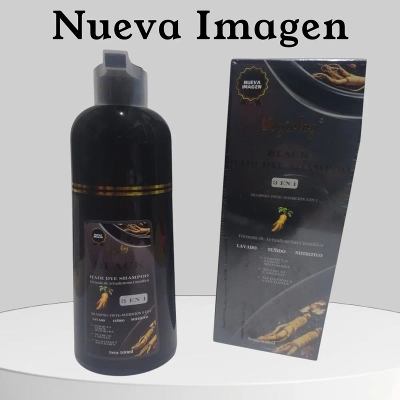 Black Hair Dye Cubre Canas Shampoo Colores Tik Tok
