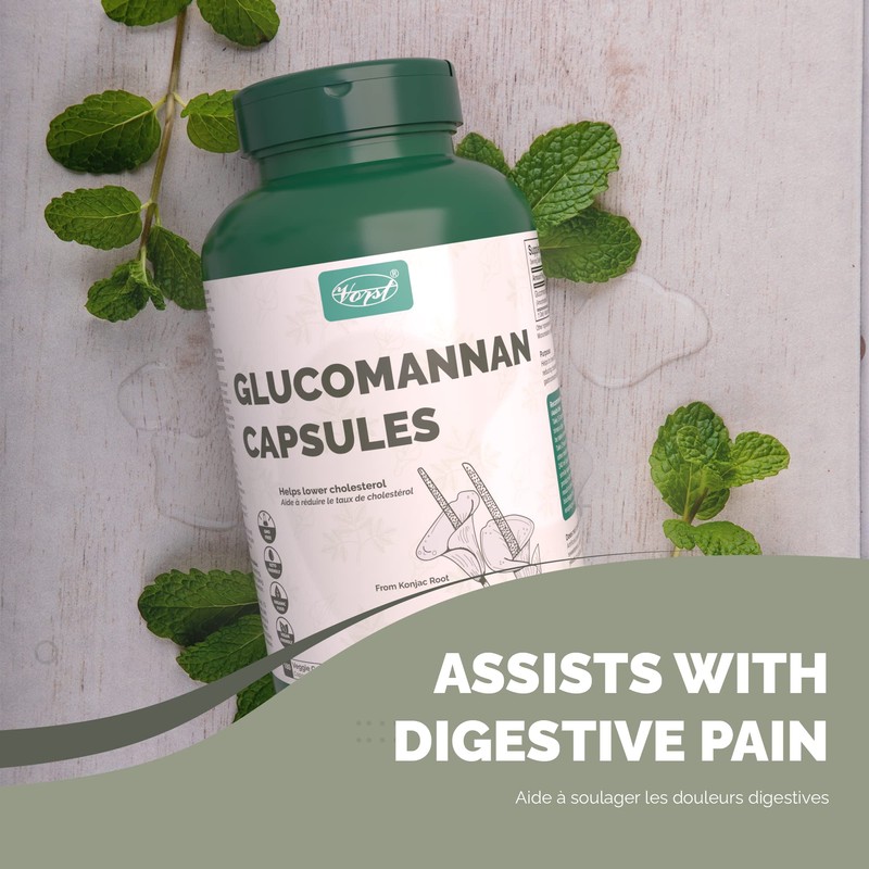 Vorst VORST Glucomannan 1500mg Per Serving (500mg Per Capsule) 180