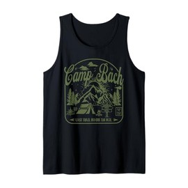 Last Trail Before The Veil Camp Bachelorette Party Matching Tank Top