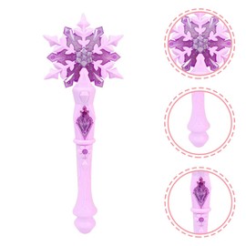 TOYANDONA Snow Wand Snowflake Fairy Wand Dress-up Wand Light up Snowflake Wand Toy Olaf Costume Kids Led Wand Snowflake Wand Costume Princess Girl Make up Performance Costume Plastic