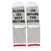 JTOUK Novelty Football Socks Please Do Not Disturb I’m Watching