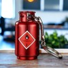 Match Keychain Lighter, Kerosene Refillable, Waterproof Flint Igniter, Permanent Match