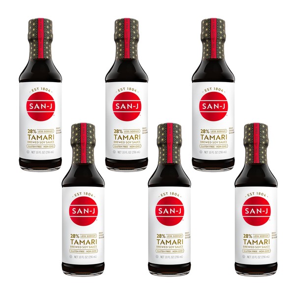 San-J - Gluten Free Tamari Soy Sauce with 28% Less
