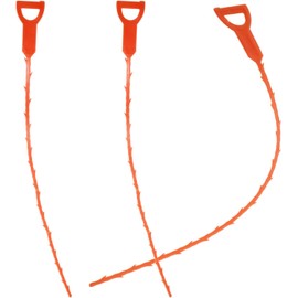 3 Piezas Serpiente para Desatascar Desagües Verde Abs