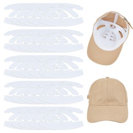 NICENEEDED Pack of 25 White Plastic Inserts for Baseball Caps Universal Cap Inner Liner Cardboard Baseball Caps Shaper