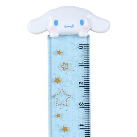Sanrio 502600 Cinnamoroll 5.9 inches (15 cm), Cinnamoroll, 1.6 x 0.2 x 7.2 inches (4 x 0.6 x 18.3 cm), Kids Learning Stationery, Character, 502600