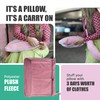 Take OFF Luggage - Compact Travel Blanket and Pillow, Super
