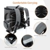 Lekereise Pet Carrier Backpack Expandable Cat Backpack for Medium Dogs