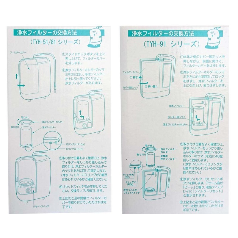 AquaProcess MW-7000DN Spare Water Filter (Lead Removal) High Performance Type