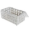 Crystal Rectangle Tissue Box Napkin Holder Rhinestone Tissue Storage Case