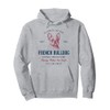 Retro Styled Vintage French Bulldog Pullover Hoodie