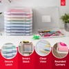 IRIS USA Board Game Storage Craft Organizer Box with Snap-Tight