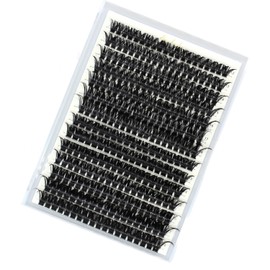 Bransfy Cluster Lashes 273PCS D Curl Individual Eyelashes Natural Lash Clusters Fluffy Mix Individual Extensions (60D+80D-0.07D 12-18mm)