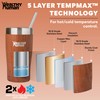 Healthy Human Stainless Steel Tumbler with Straw & Lid |