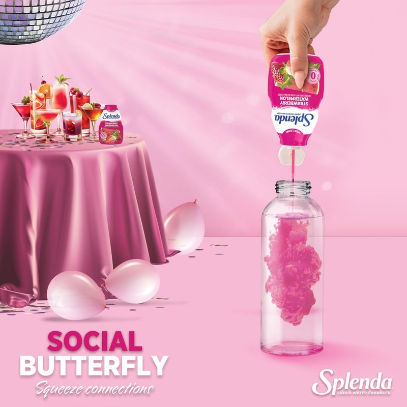 SPLENDA Liquid Water Enhancer Drops, Sugar Free, Zero Calorie, Natural