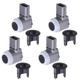 Slakerbe Parking Aid Sensor Bumper, 28438-5ZA3B 28533-3SH0A Parking Bumper Reverse Aid Sensor Compatible for Infiniti Q50 Q60 Q70 2.0L/3.0L 2014-2020 for Nissan Maxima Titan 2015-2018