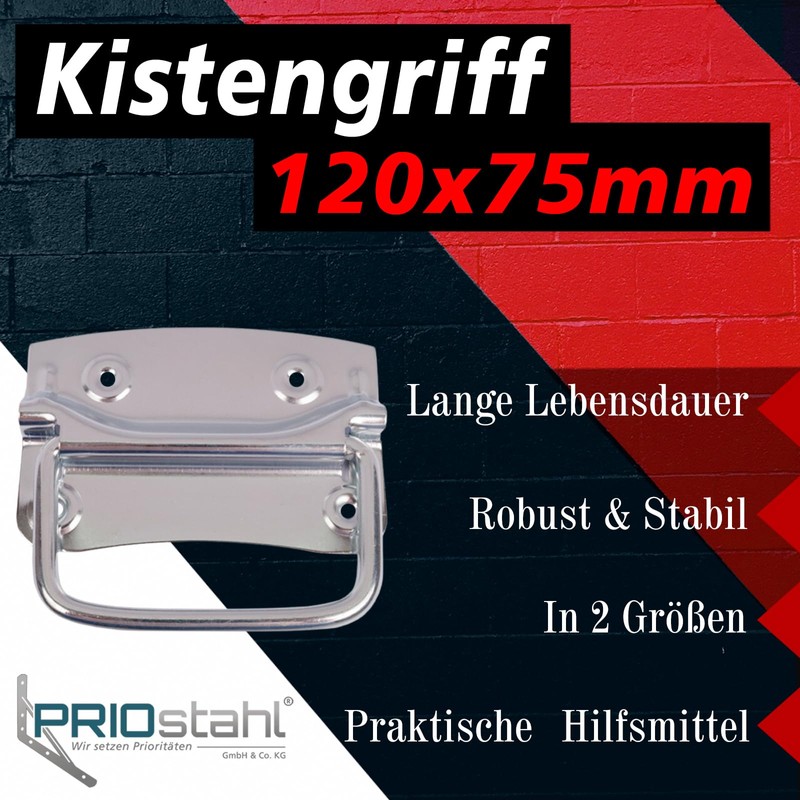 PRIOstahl Box Handle with Locking Folding Handle Chest Handle Furniture
