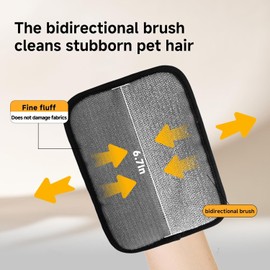 Mokeum Pet Hair Remover Gloves, E-lectrostatic Pet Hair Removal Gloves, Reusable Cat & Dog Hair Remover for Couch, Furniture, Carpet, Car Seat (1Pcs)