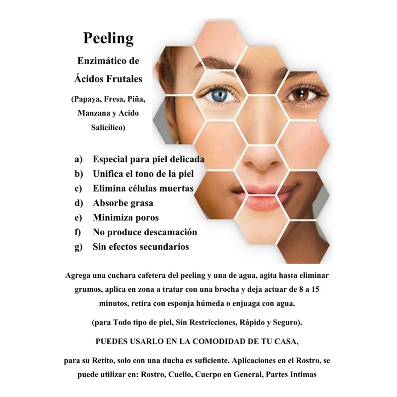 Mascarilla Enzimatica De Acidos Frutales (peeling)