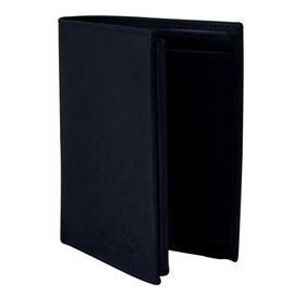 Men's Leather Wallet in Blue Genuine Leather Wallet in Portrait Format, blue
