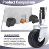2 Pcs 551016110 Vacuum Caster & 551007106 Caster & Foot