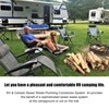 Sporacingrts RV and Camper Sewer Waste Plumbing Connection System Kit