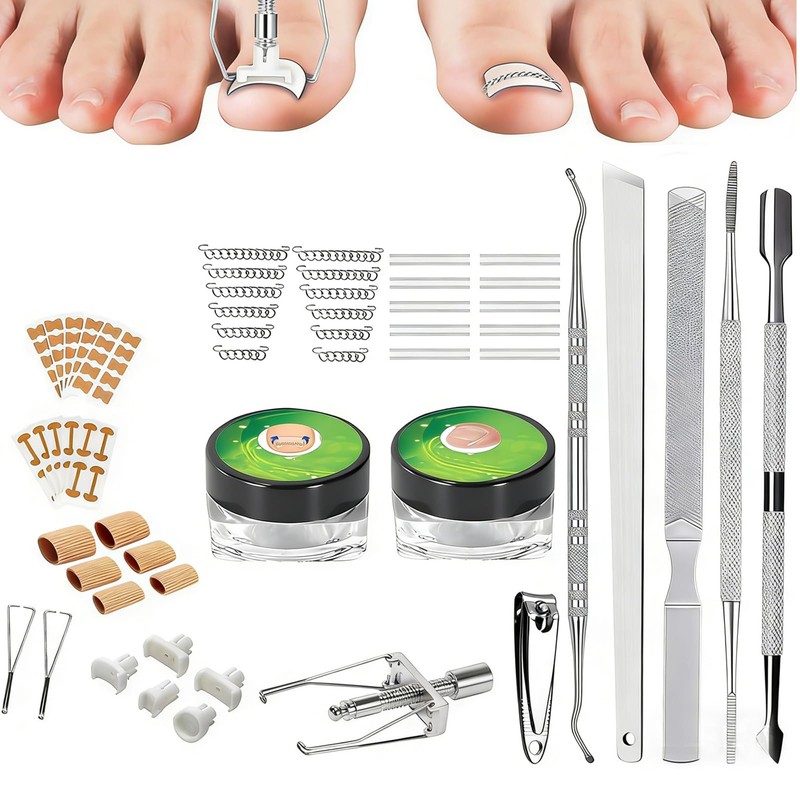 Kit de Cuidado de Uñas de los Pies 24 Piezas,