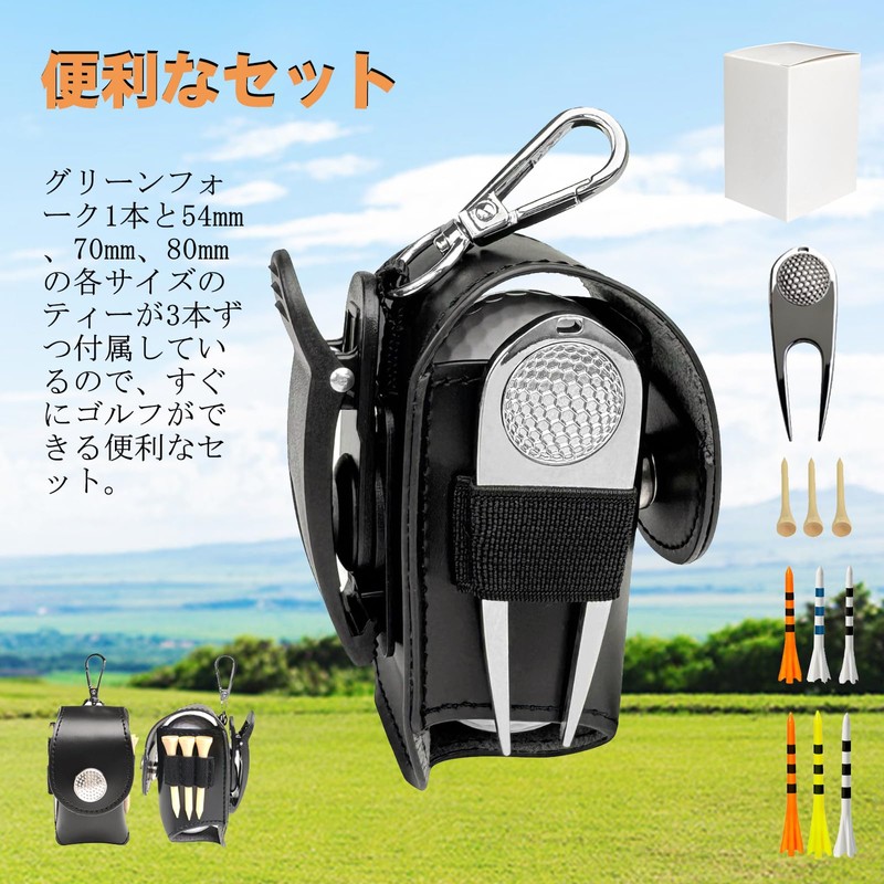 Golf Ball Case Golf Ball Pouch Waist Belt Easy to