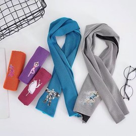 Summer Cooling Towel, Ice Towel, Hiking Towel, Sports Towel a12 2-Layer, Cold Towel for Men & Women, Sweat Wicking Quick Dry 30*90Cm/Orange 40ea