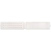 30 Holes White Rectangle Nail Drill Bit Holder Stand Display