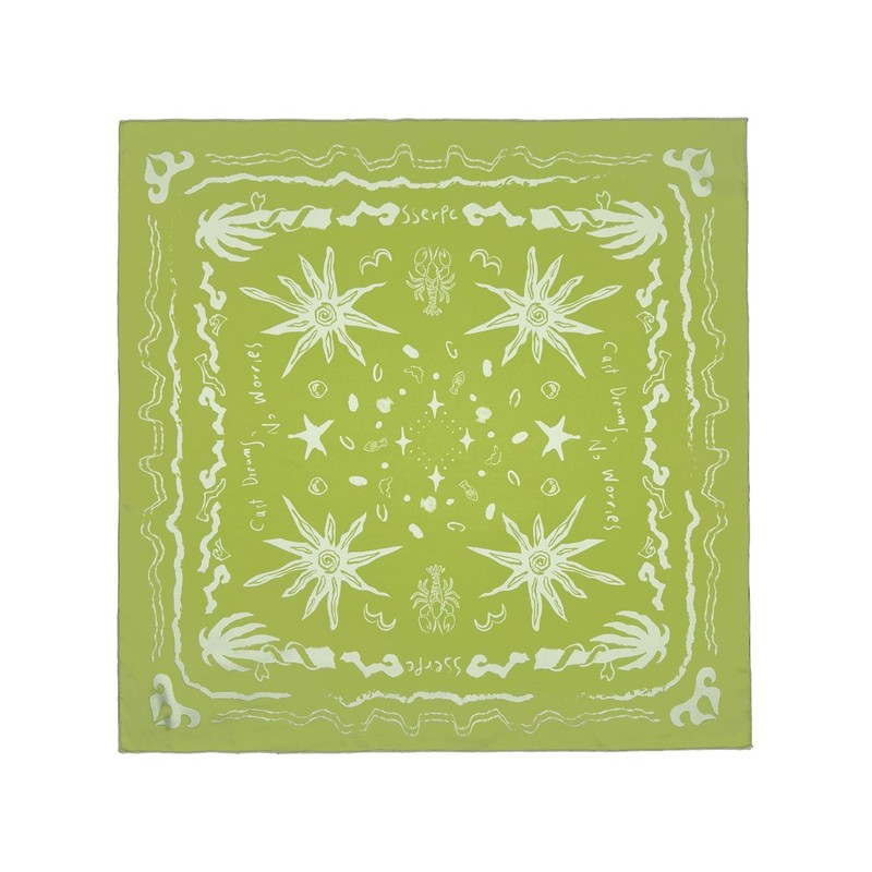 Serpe Cast Dream No Worries Scarf Light Green