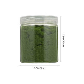 Train Railway Grass Mixed Model Grass Cashmere Powder: 1 Bottle Green Fake Grass Fairy Garden Miniatures Clay DIY Artificial Sand Table Micro Landscape Diorama Model Making