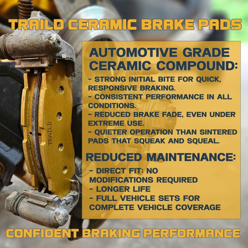 Traild Can-Am Commander/Commander MAX 1000R/700 2021-2026 Front & Rear Ceramic