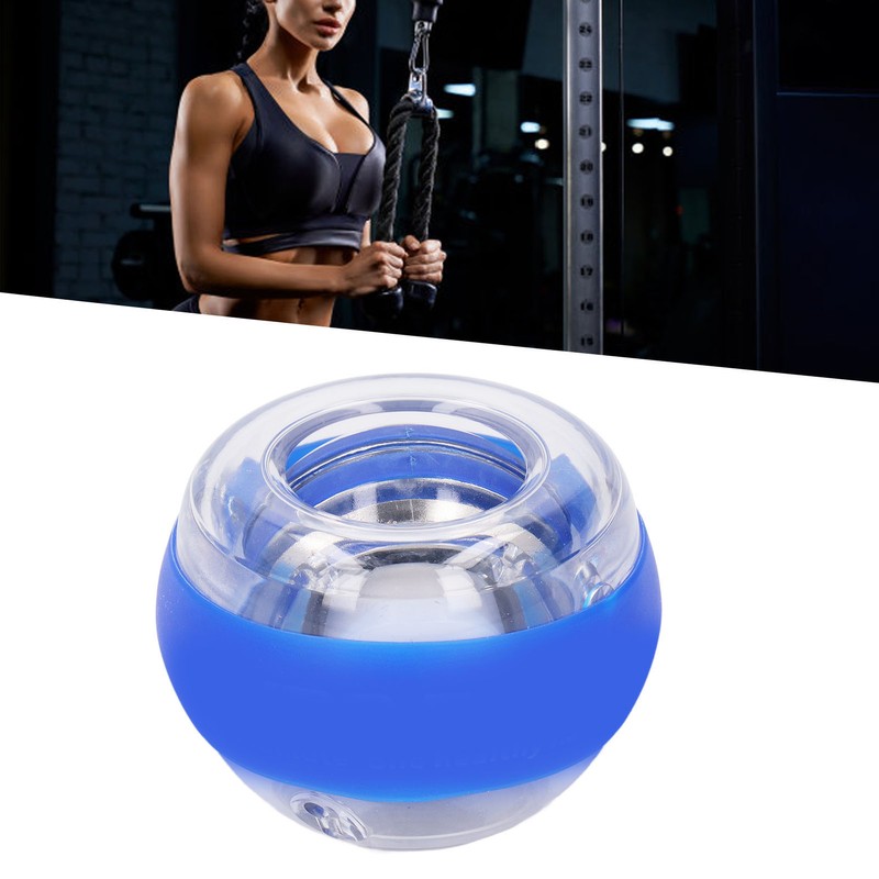 Colorful Wrist Power Gyroscope Ball Hand Grip Strengthener Ball Blue
