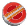 LED Round Trailer Tail Light 1200LM Stop Brake Turn Reverse