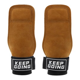 Lunaanda Lifting Straps Strength Training, Leather Lifting Straps with Cowhide Pad for Bodybuilding, Fitness, Crossfit, Strength Training, Powerlifting and Pull-Ups, Lifting Straps for Men and Women