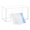 sourcing map Trash Bag Dispenser Roll Holder, Wall Mount Acrylic