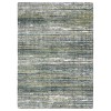 Homeroots 2' X 3' Green And Blue Geometric Distressed Area