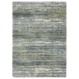 Homeroots 2' X 3' Green And Blue Geometric Distressed Area Rug