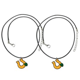 Generic Horseshoe Pendant Necklace Bracelet Neck Wrist or Ankle Yazzle Dazzle Set of 2 Lucky, Adult