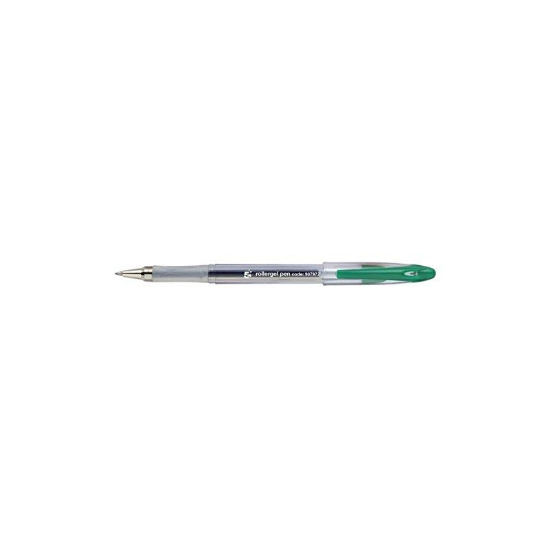 5 Star Roller Gel Pen Clear Barrel 1.0mm Tip 0.5mm