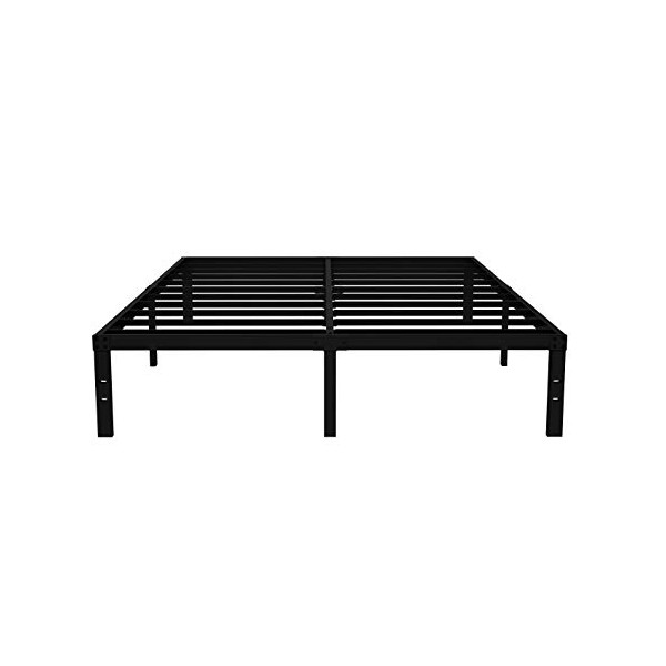 COMASACH 16 inch Full Size Bed Frame No Box Spring