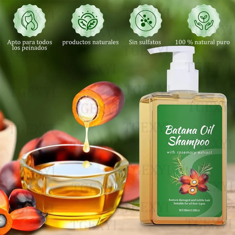 2 Botellas Champú Batana, Crecimiento Del Cabello