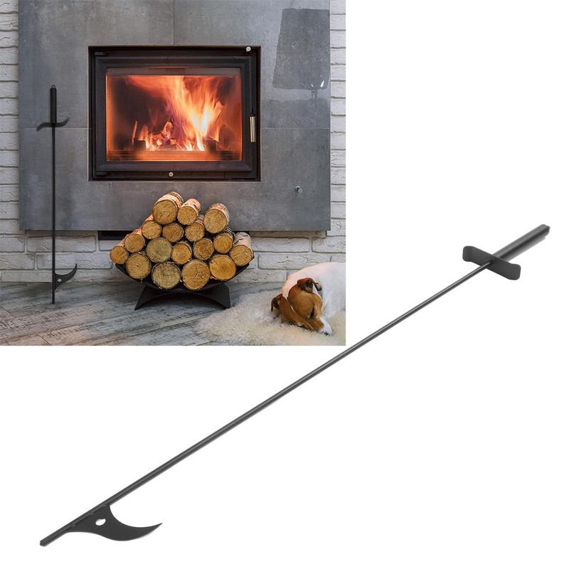 40in Fire Poker Fireplace Poker Rustproof Solid Steel Fire Pit