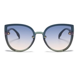 CYLEN Cateye1 Designer Sunglasses With UV 400 Protection-Sunglasses For Women Womens She Young (Blackish green)