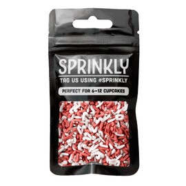 SPRINKLY - Sprinkle Shapes - Candy Canes (Christmas) - 25g