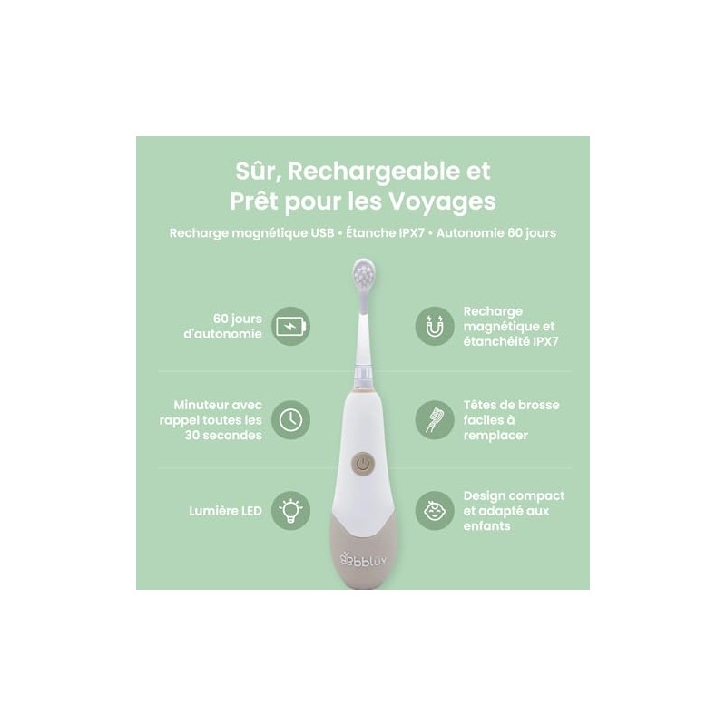 Bblüv - Sönik Pro - Cepillo de dientes sónico de